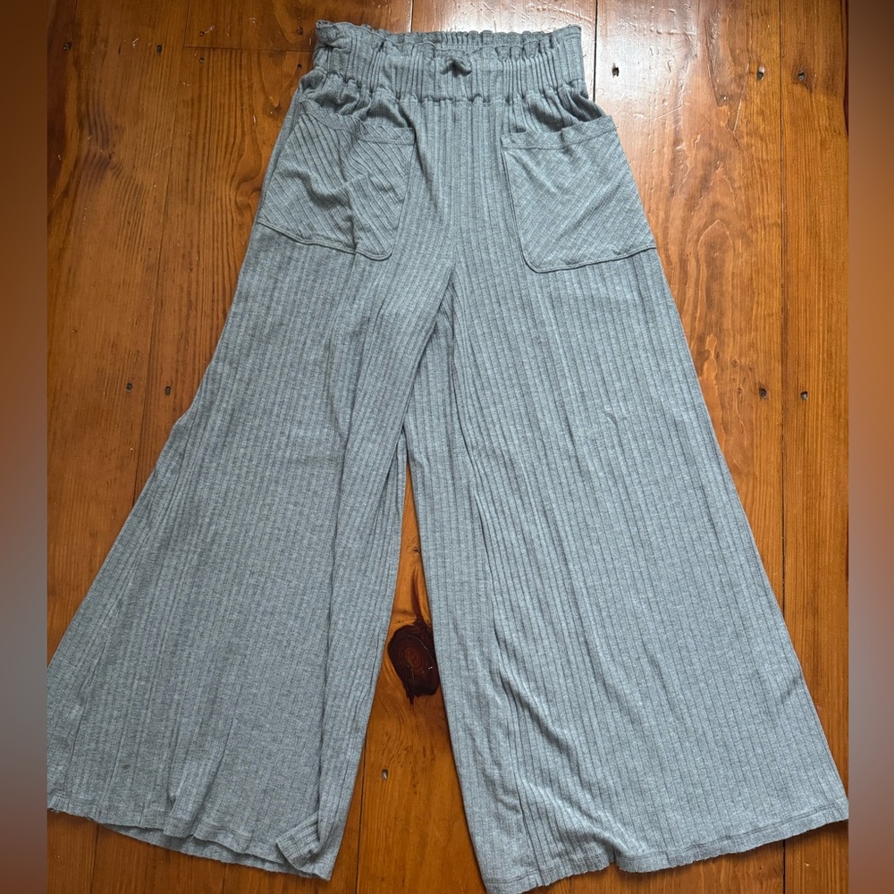 Free people wide leg star pants